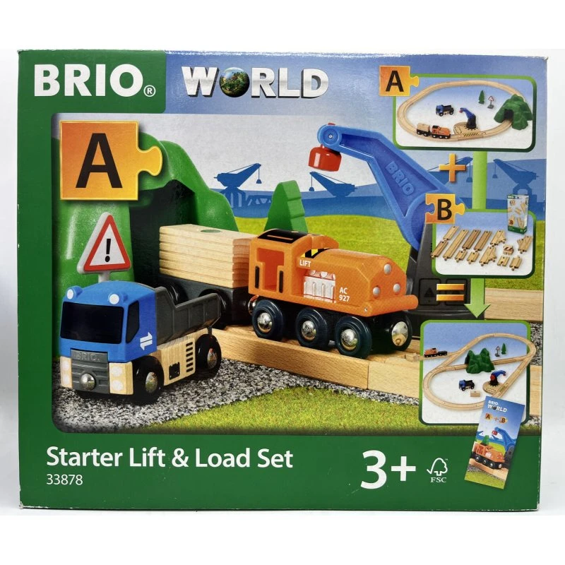 Brio 33878 Zestaw startowy Załadunek z dźwigiem