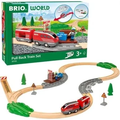 Brio Zestaw Pull Back Train Ravensburger