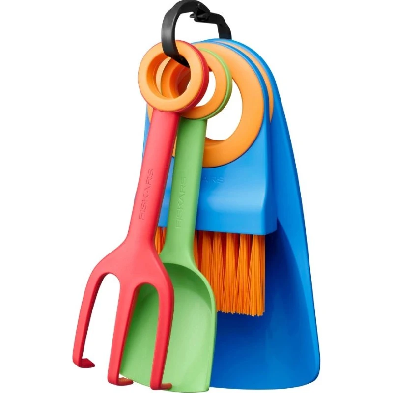 Fiskars My First Zestaw 4 narzędzi dziecięcych, pomarańczowy