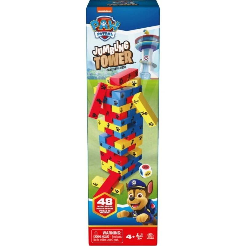 Spin Master Psi Patrol – Jumbling Tower (48 klocków)