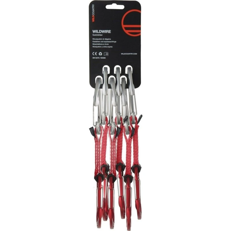 WILD COUNTRY SET WILDWIRE 2 QD 10CM 6PACK