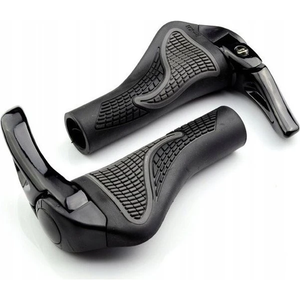 Rockbros BT1008B Chwyty rowerowe z rogami czarne