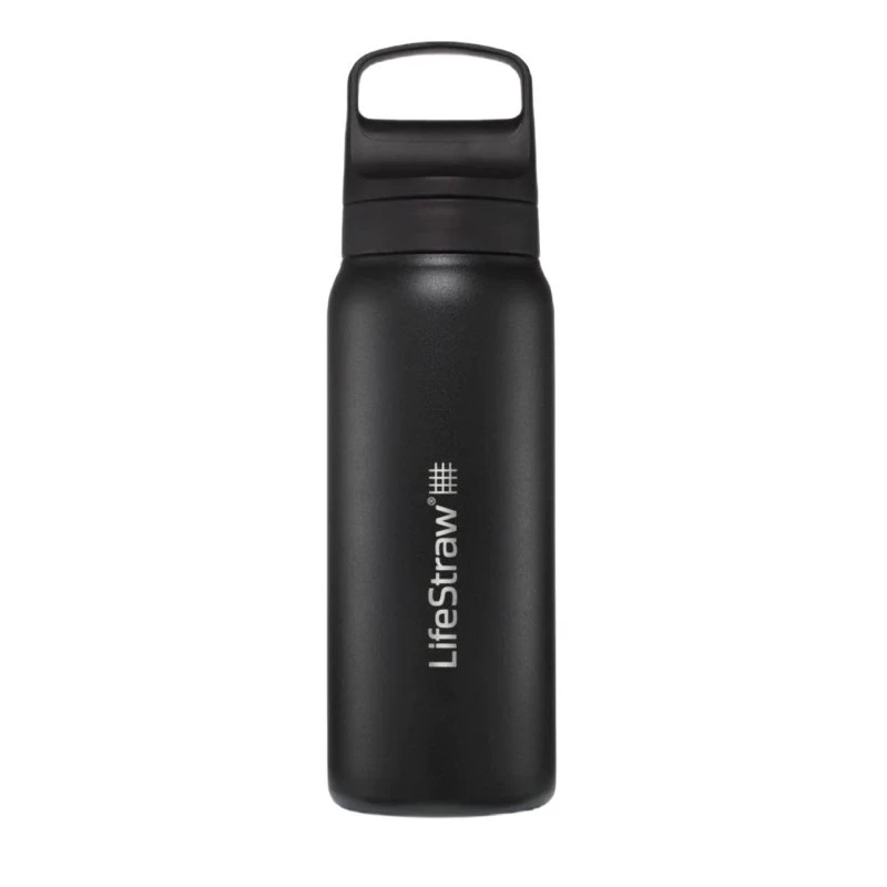 LifeStraw Go 2.0 Steel 0,7L Black