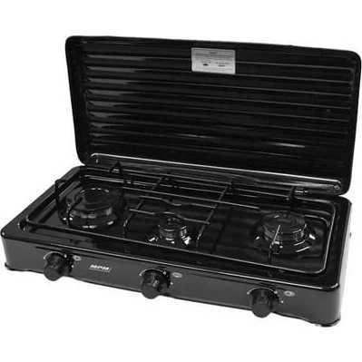MPM KN-03/1KB Kuchenka gazowa 3-palnikowa czarna
