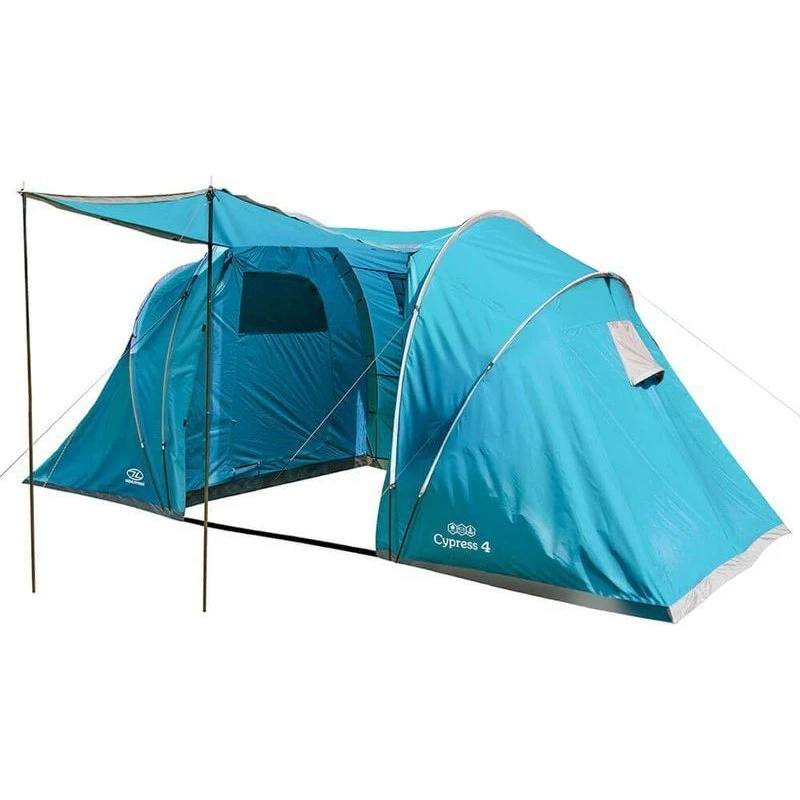 Highlander Outdoor Cypress Namiot 4-osobowy z przedsionkiem - Teal