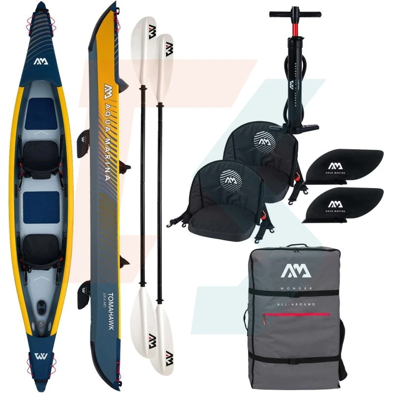 Aqua Marina Tomahawk Air-K 440 2-os, pompowany kajak wysokociśnieniowy