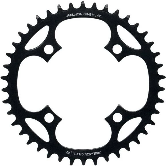 XLC E11 Zębatka 42T 104mm Czarna (Bosch/Shimano/Yamaha)