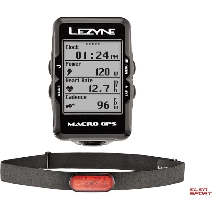 Lezyne Macro GPS HR Loaded z opaską na serce
