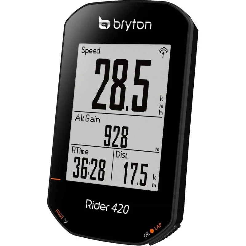 Bryton Rider 420T CAD+HR - Komputer rowerowy z GNSS