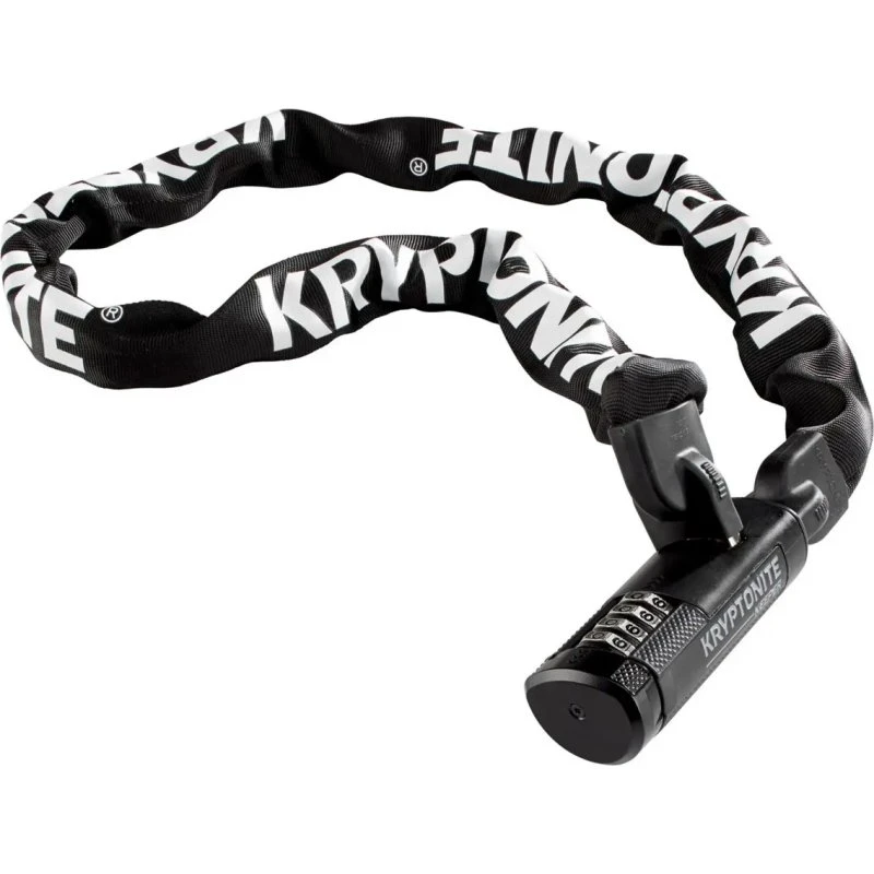 Kryptonite Keeper 712 łańcuch rowerowy 120cm biały/czarny