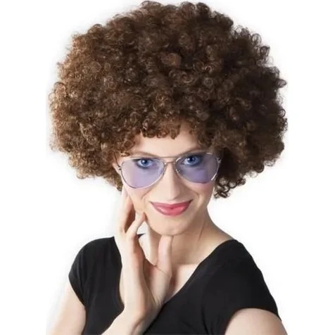 Boland Peruka Afro Brązowa Uniwersalna