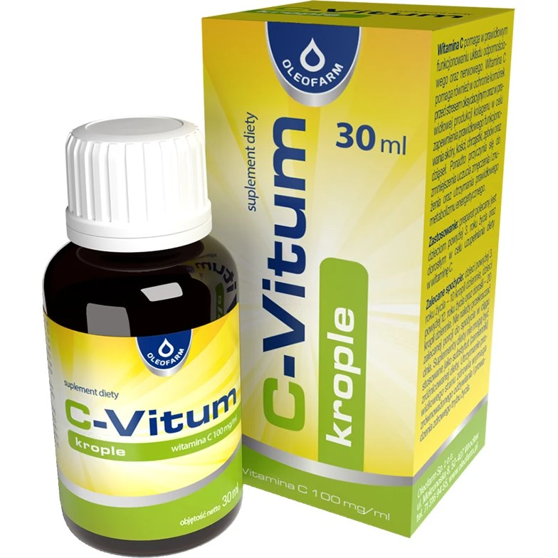 Oleofarm C-Vitum Krople z Witaminą C, 30 ml