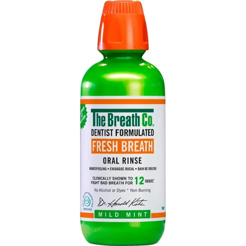 The Breath Mild Mint 500ml – płyn do ust bez alkoholu na nieświeży oddech