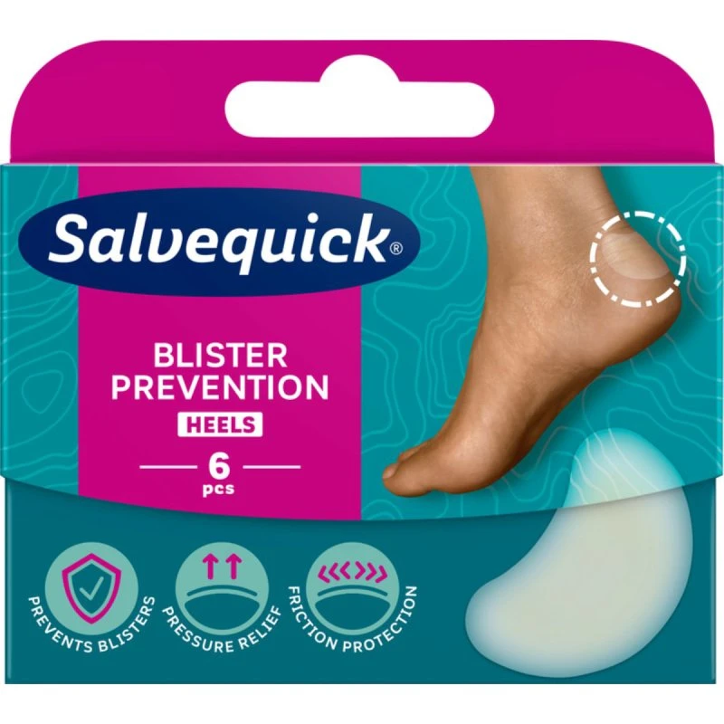 Salvequick Foot Care Plastry hydrokoloidalne 6 szt.