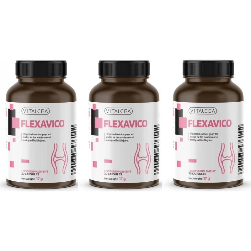 VITALCEA Flexavico 3x Suplement na Zdrowe Stawy