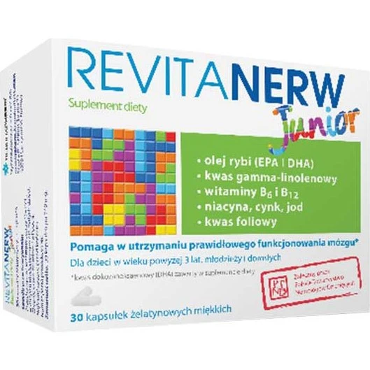 Revitanerw Junior 30 kapsułek miękkich