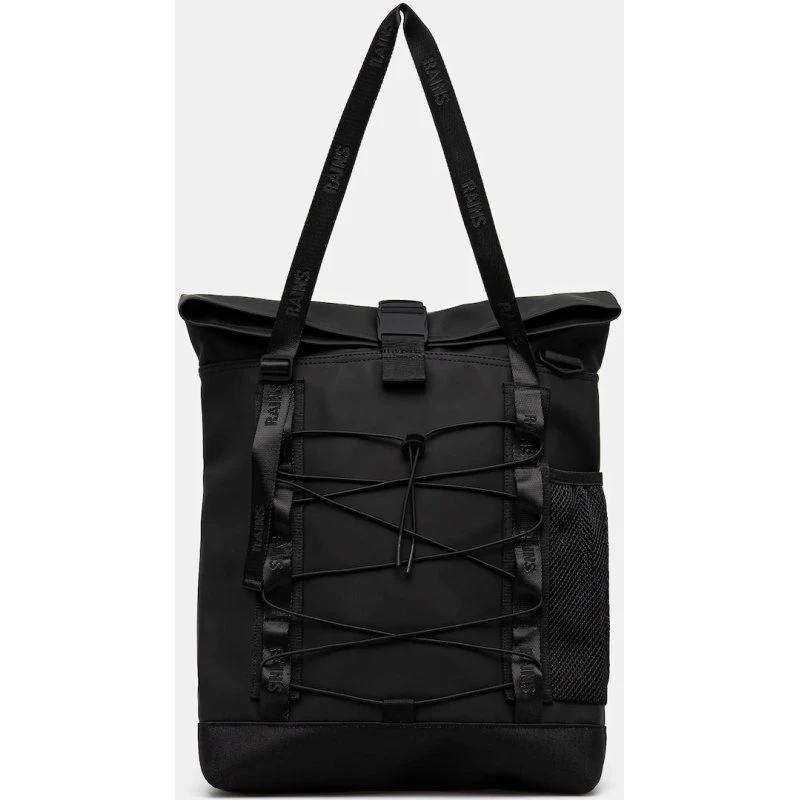 Rains Trail Rolltop Tote Bag W3, czarny