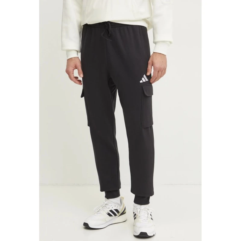 adidas Feelcozy Fleece Cargo czarne M JE3820