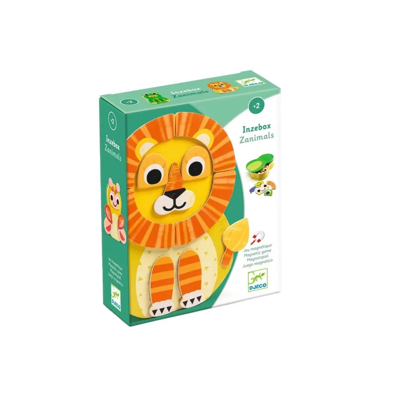 Djeco ZANIMALS Magnetyczne Puzzle 2+