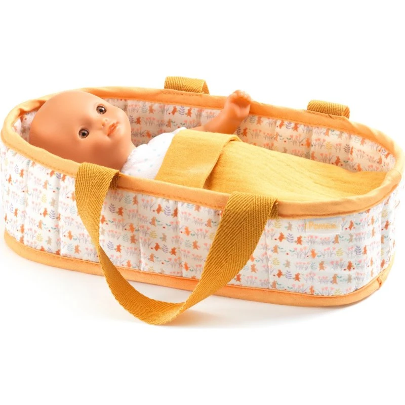 Djeco Lalka Mini Sasha 20 cm w koszu