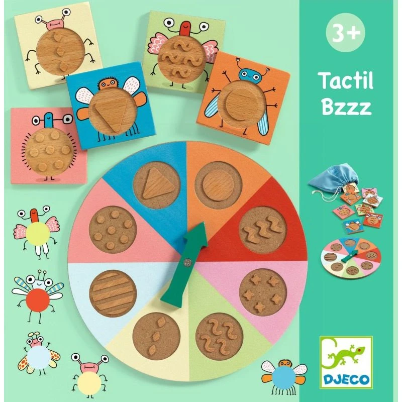 Djeco Tactil-Bzzz – gra dotykowa edukacyjna