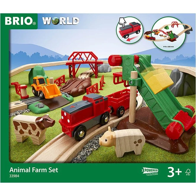 BRIO Kolejka Drewniana Farma 33984