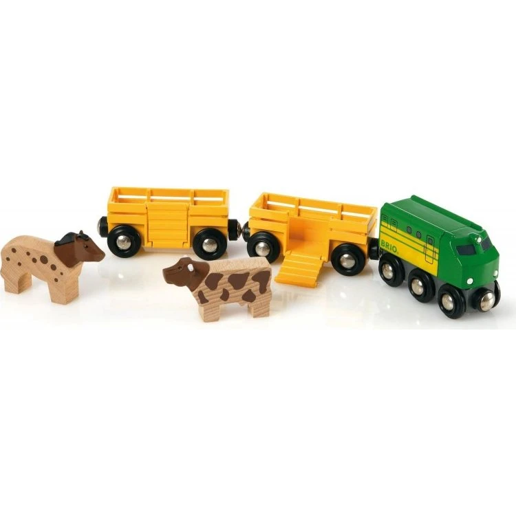 Brio Farma pociąg z wagonem transportowym