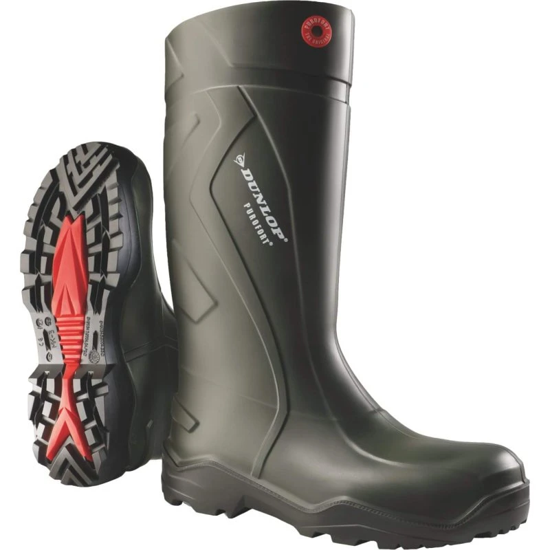 Dunlop Purofort+ S5, buty ochronne, rozmiar 42, zielony/czarny
