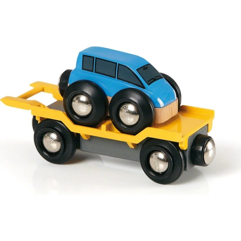 Brio World Wagon Laweta z Autem 3+