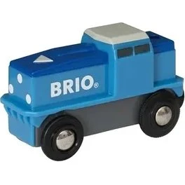 Brio 33130 Lokomotywa Cargo na Baterie Niebieska