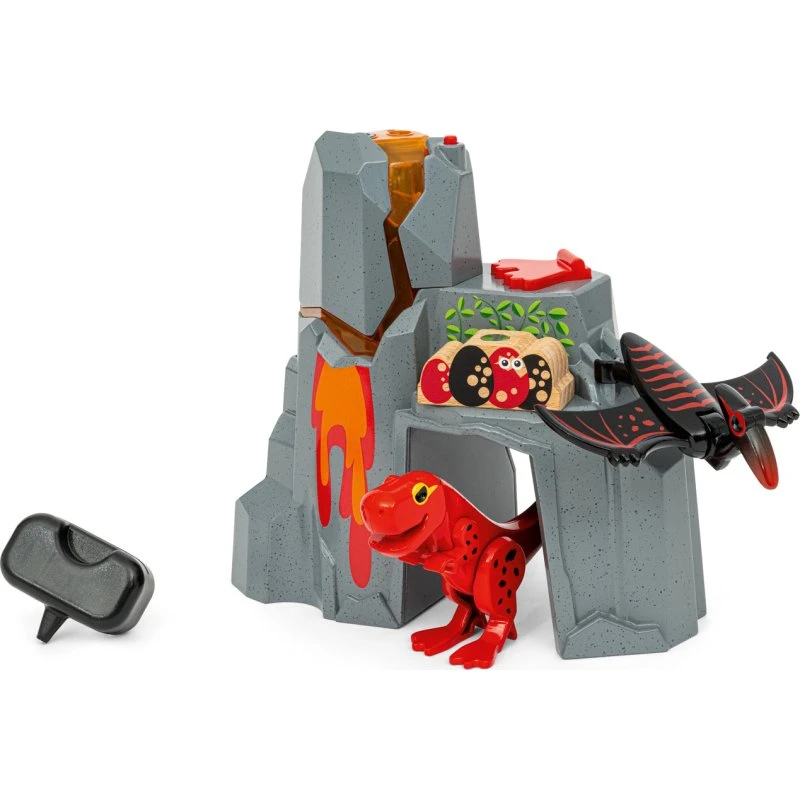 Brio World Zestaw Dino Wulkan 3+ z T-Rexem i pteranodoniem