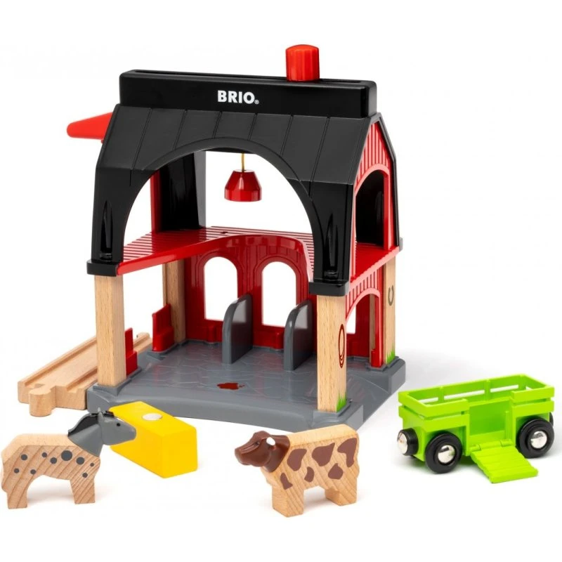 Brio Stodoła 3601200 z ruchomym podnośnikiem