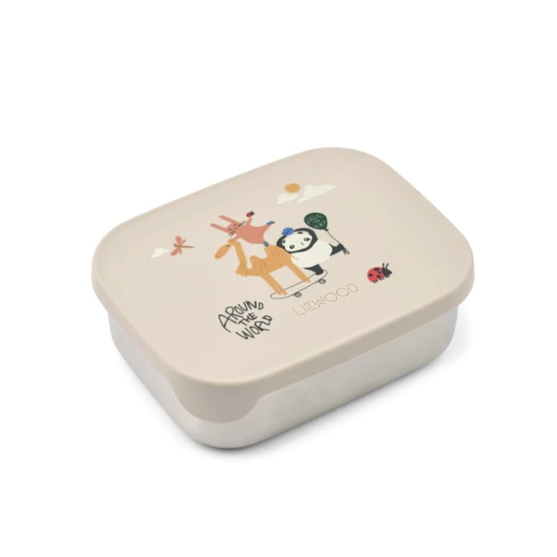 Liewood Lunchbox Arthur Around the world Sandy