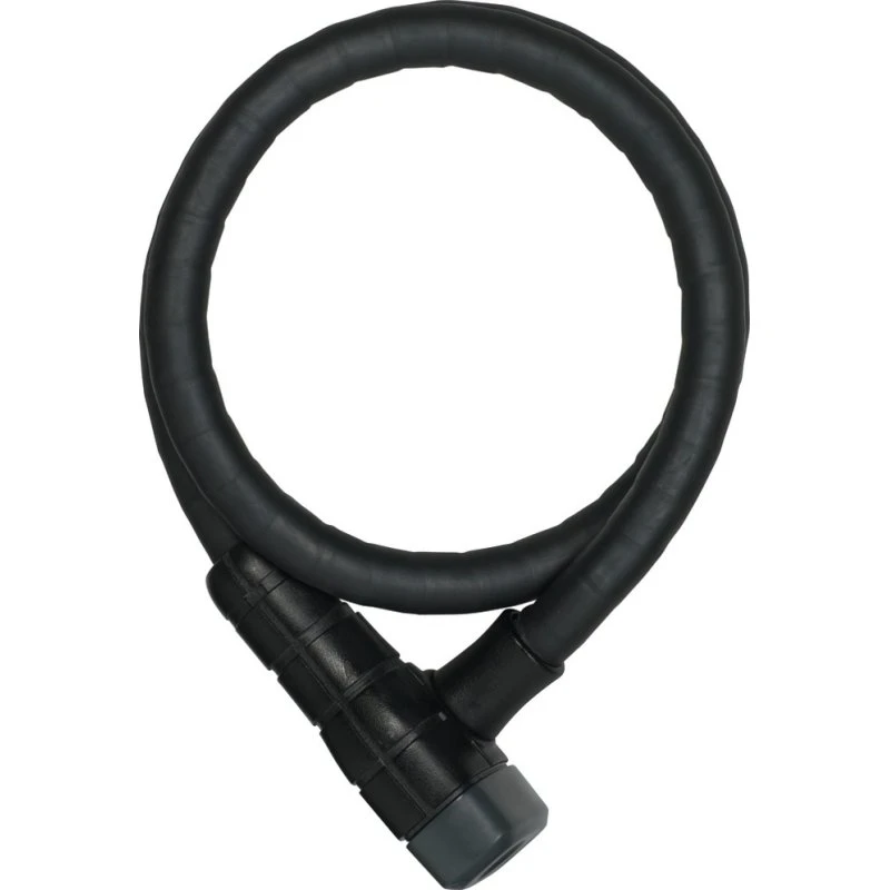 Abus 6615K Zabezpieczenie Rowerowe 120 cm, Czarny