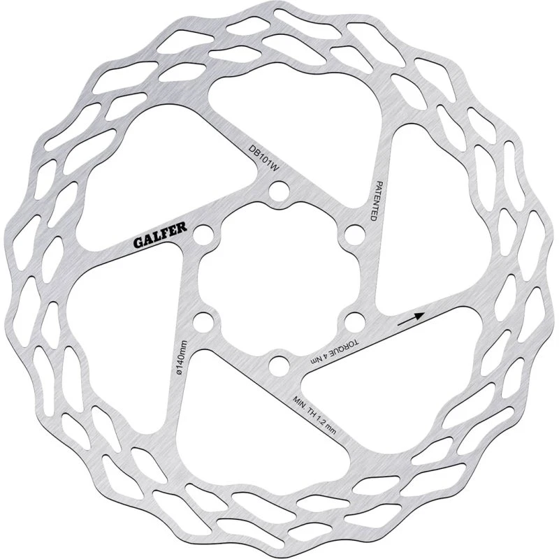 Galfer DB101WCL 140mm Center Lock Road Disc Wave