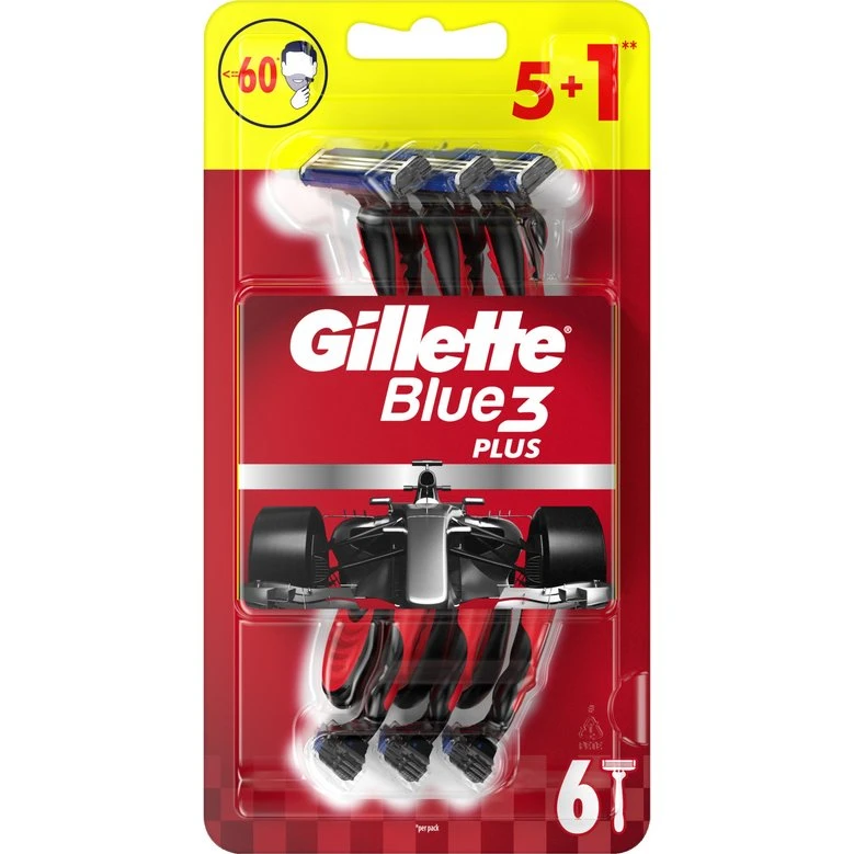 Gillette Blue3 Plus Jednorazowa Maszynka do Golenia 6 szt.