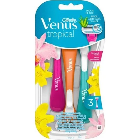 Gillette Venus Tropical Maszynki Jednorazowe 3 szt.