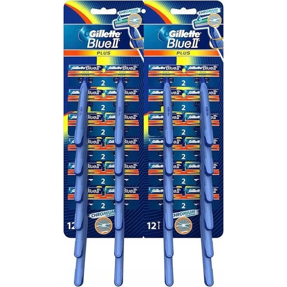 Gillette Blue 2 Plus Maszynka Jednorazowa 24 szt.