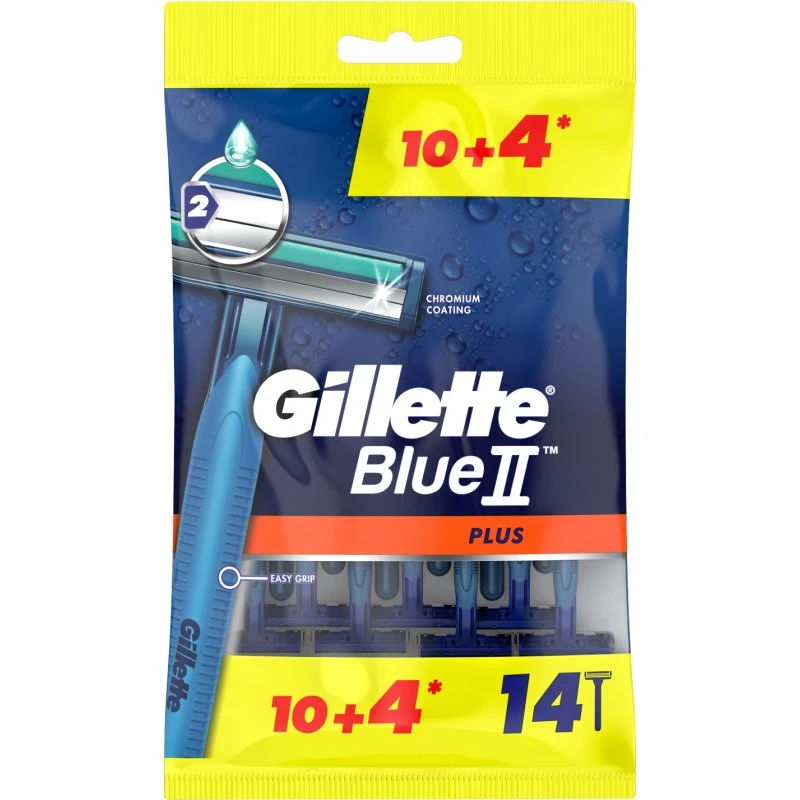 Gillette Blue II Plus Maszynki Jednorazowe 14 sztuk