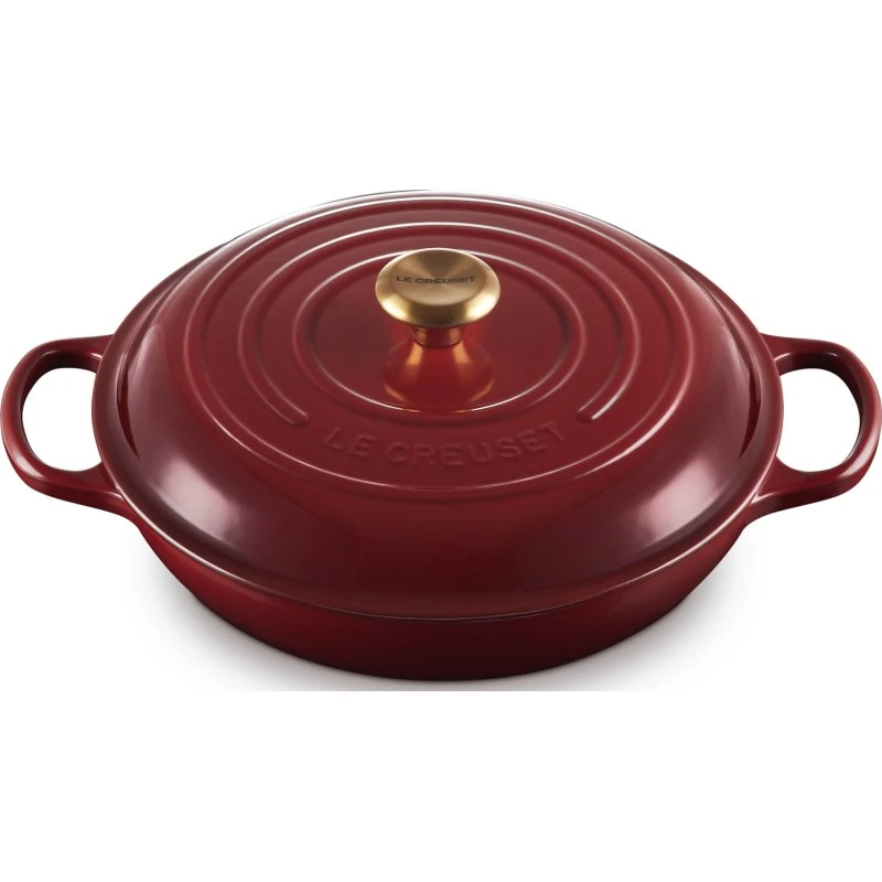 Le Creuset Garnek Gourmet Signature 30 cm Karmazynowy