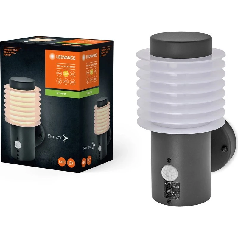 LEDVANCE Kinkiet LED Endura Style Rondo Ciemnoszary Sensor