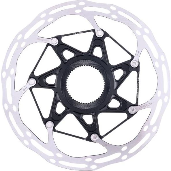 SRAM CenterLine X Rounded 160 mm Centerlock 2-częściowa czarna