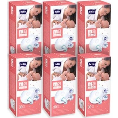 Bella Mamma Wkładki Laktacyjne 30 szt. z Przylepcem