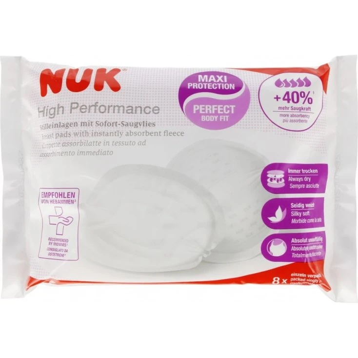 NUK Wkładki laktacyjne High Performance 8 szt.