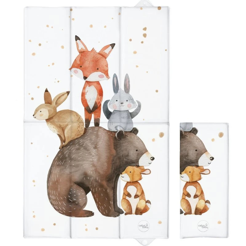 Ceba Baby Składana Mata Do Przewijania Forest Friends 50x80 cm