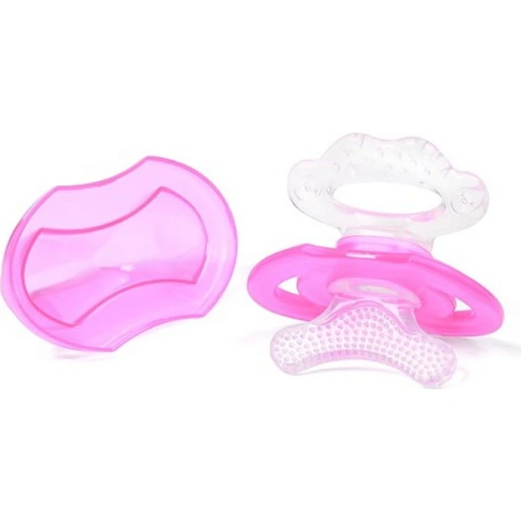 BabyOno Gryzak Silikonowy 1008/02 Różowy 3m+