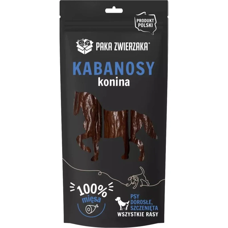 Paka Zwierzaka Kabanosy z koniny 3 szt. 80g