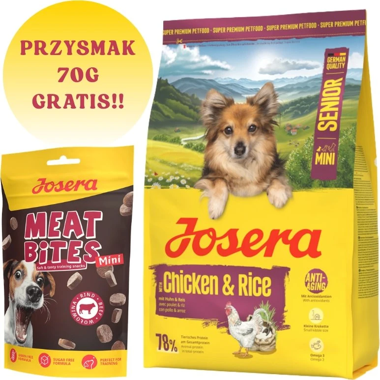 Josera Mini Senior Chicken & Rice 900g