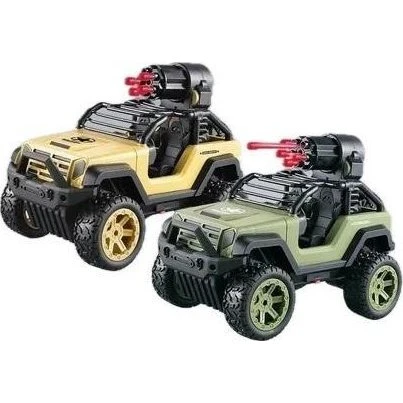 DEFENDER R/C Auto z wyrzutnią i zestawem wojskowym