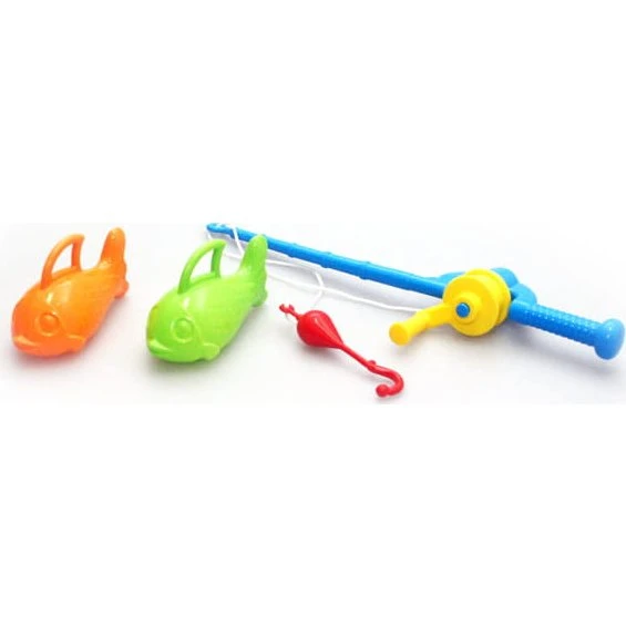 Wędka dla malucha + 2 rybki 48 cm